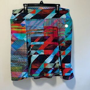 EXCELLENT CONDITION DONAJO MULTI-COLOR SKORT SIZE 3 (16-18)